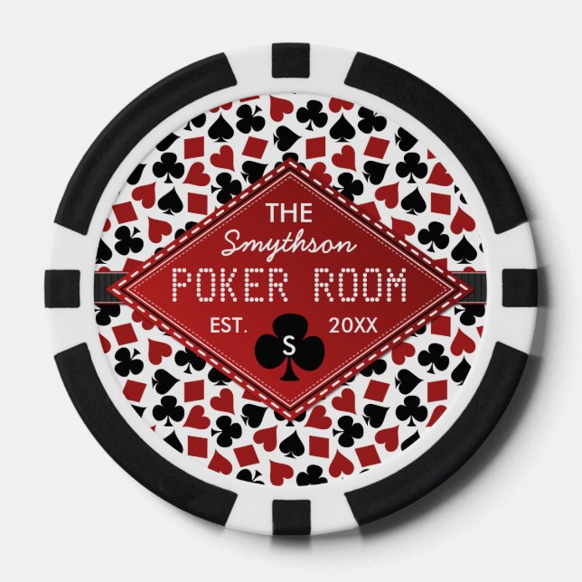 Customizable Poker Room Casino Chips (Front)