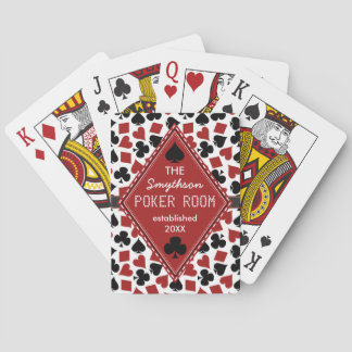 Customizable Poker Room Casino Custom Club Name Cards