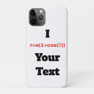 Customizable Polar Equation (I Heart) iPhone 11 Pro Case