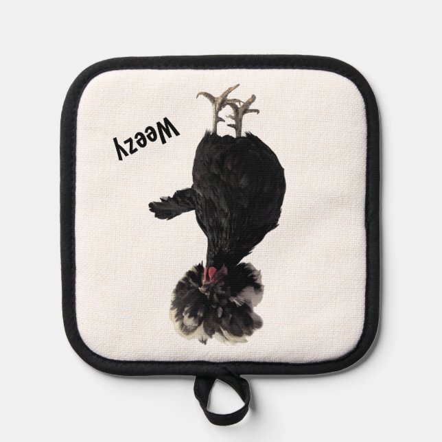 Customizable Polish Chicken Pot Holder (Front)