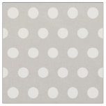 customizable polka dots pattern in light grey fabric
