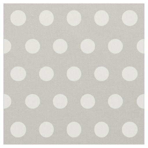 customizable polka dots pattern in light grey fabric