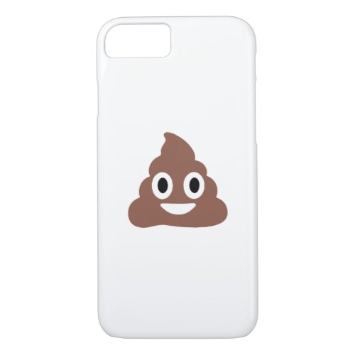 Customizable Poo Emoticon iPhone 87 Case