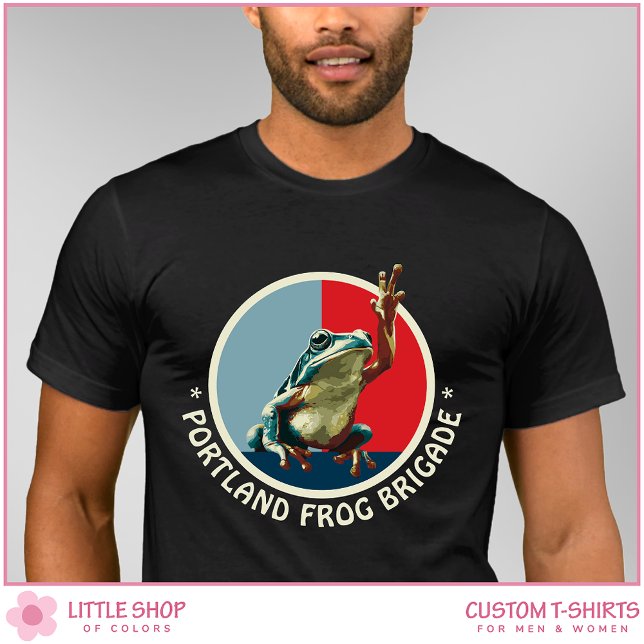 Customizable Portland Frog Protest T-Shirt (Creator Uploaded)