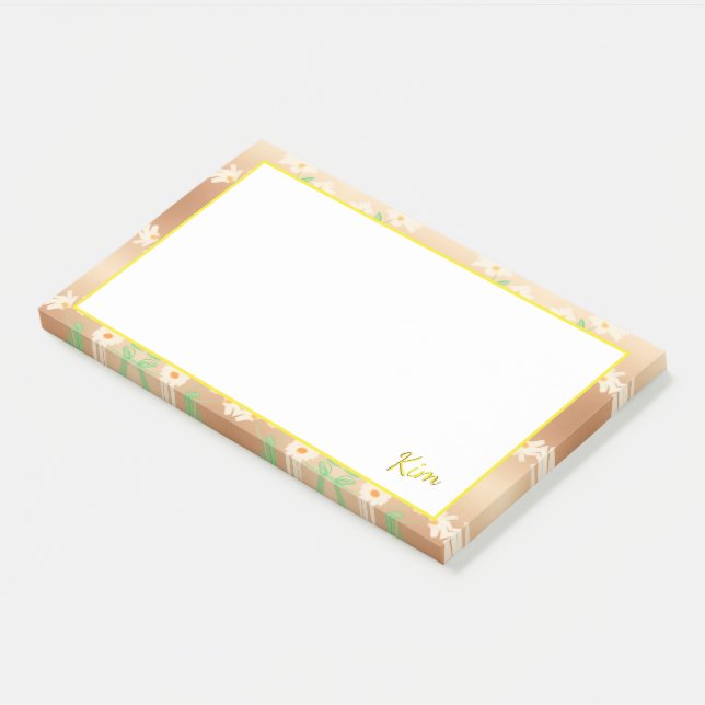 Customizable Post It Note For Kim or You (Angled)
