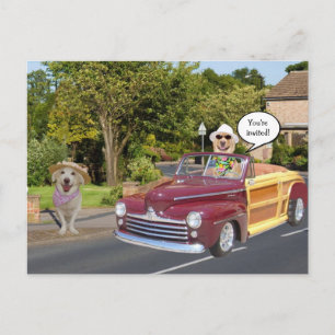 Customizable Postcard Invitation