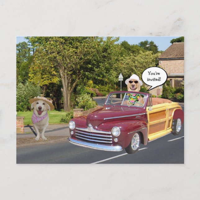 Customizable Postcard Invitation (Front)