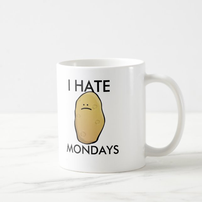 Customizable Potato Emoticon Coffee Mug (Right)