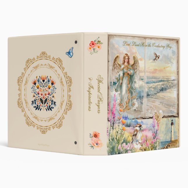 Customizable Prayer or Inspiration Journal Binder (Background)