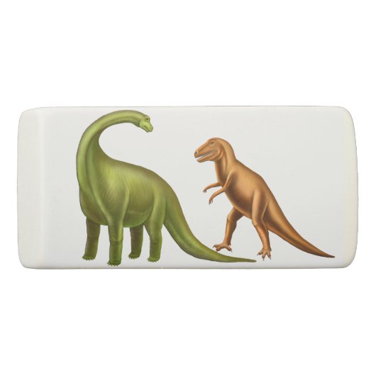 Customizable Prehistoric Dinosaur Eraser (Back)