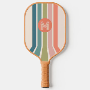 Customizable Preppy Stripe Pickleball Paddle