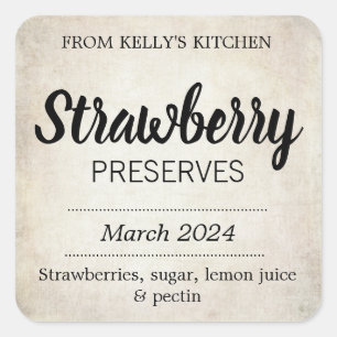 Customizable Preserves BL_01sq Square Sticker