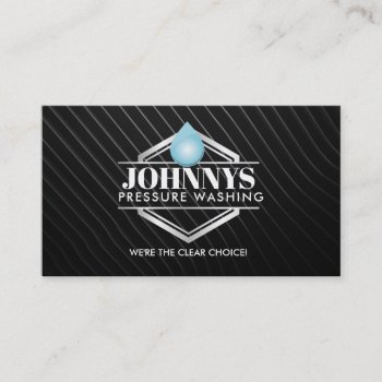 Customizable Pressure Washing Business Cards by MsRenny at Zazzle