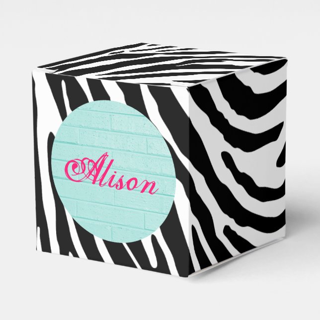 Customizable Pretty Little Favor Box (Front Side)