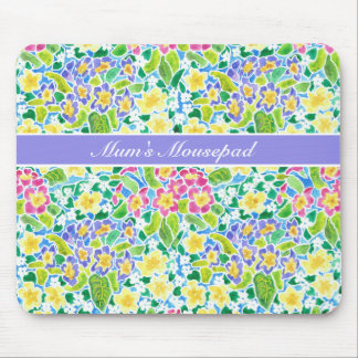 Customizable, Pretty Spring Primroses Mousepad