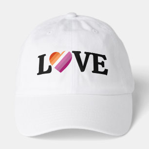 Customizable Pride Lesbian Flag Rainbow Love Trend Hat
