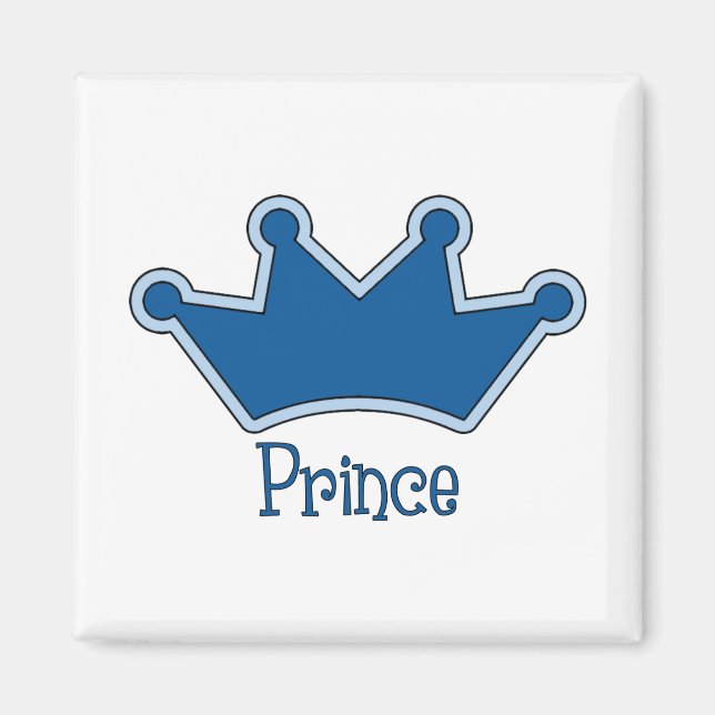 Customizable Prince - Crown Magnet (Front)