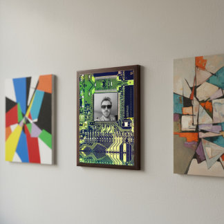 Customizable Printed Circuit - Geek electronic PCB Award Plaque