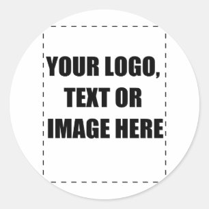 Customizable Products Classic Round Sticker