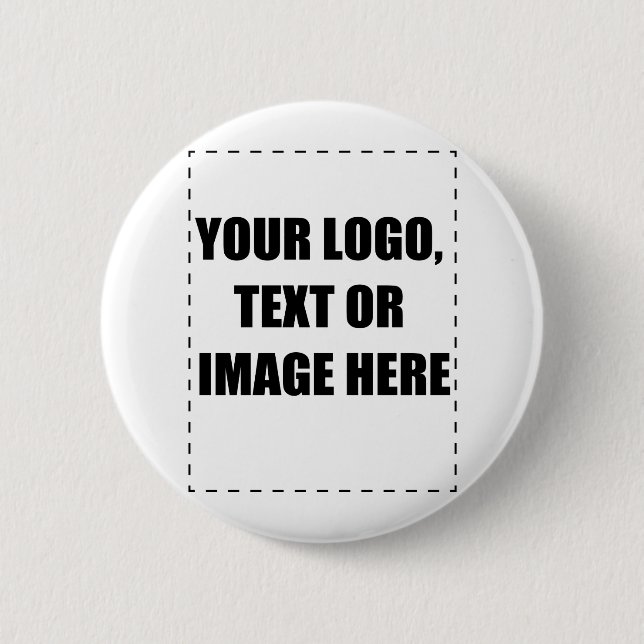 Customizable Products Pinback Button (Front)