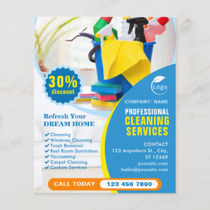 Customizable Professional Cleaning Services Flyer