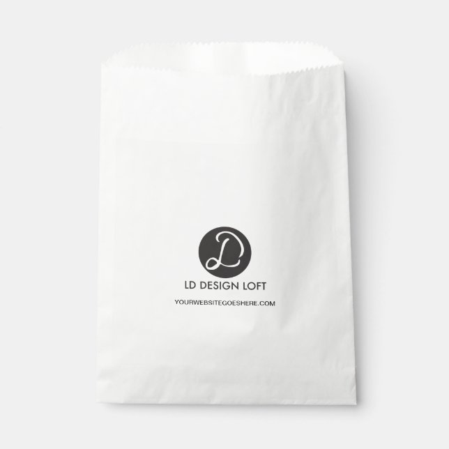 Customizable Promo treat bags with logo (Front)
