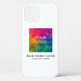 Customizable Promotional Business Logo Template iPhone 12 Case