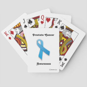 Customizable Prostate Cancer Bicycle Cards