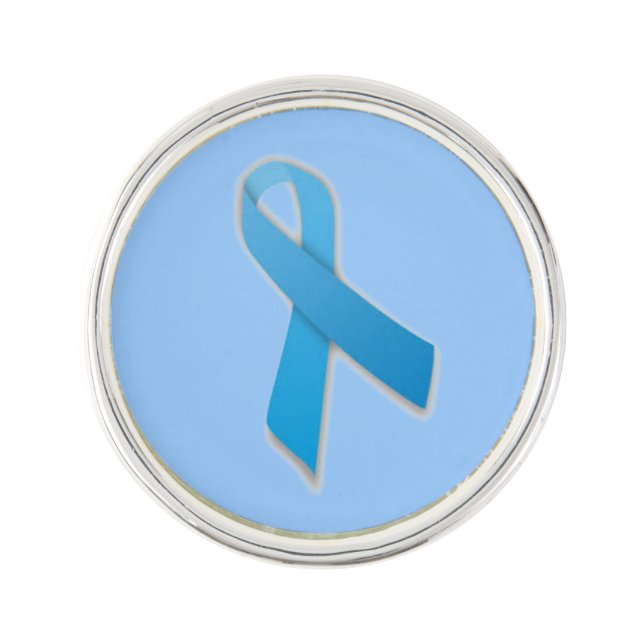 Customizable Prostate Cancer Lapel Pin (Front)