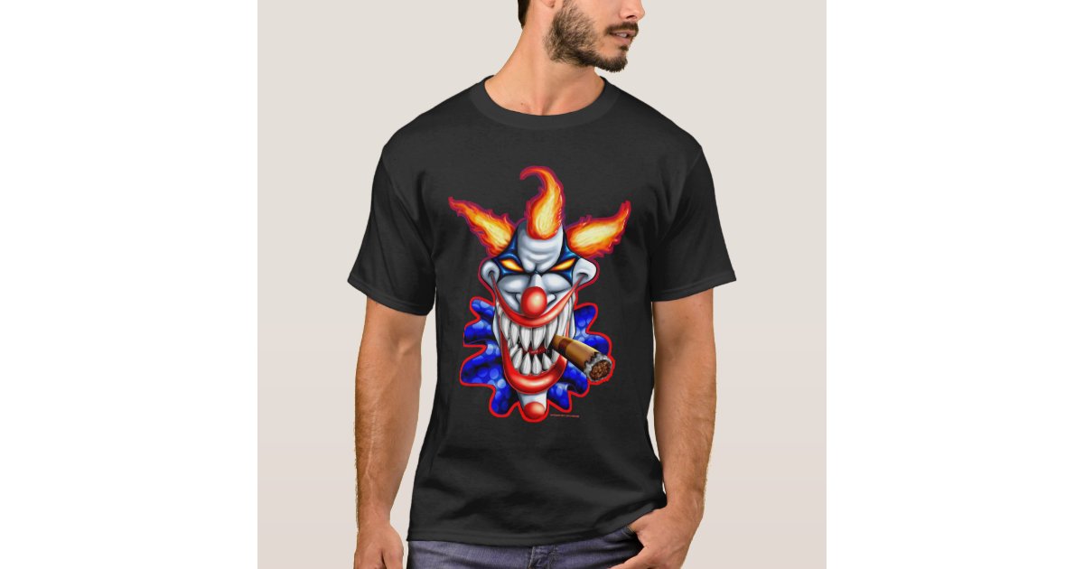 (Customizable) Psycho Clown Shirt | Zazzle