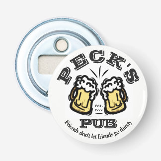 Customizable Pub Beer graphic bottle opener