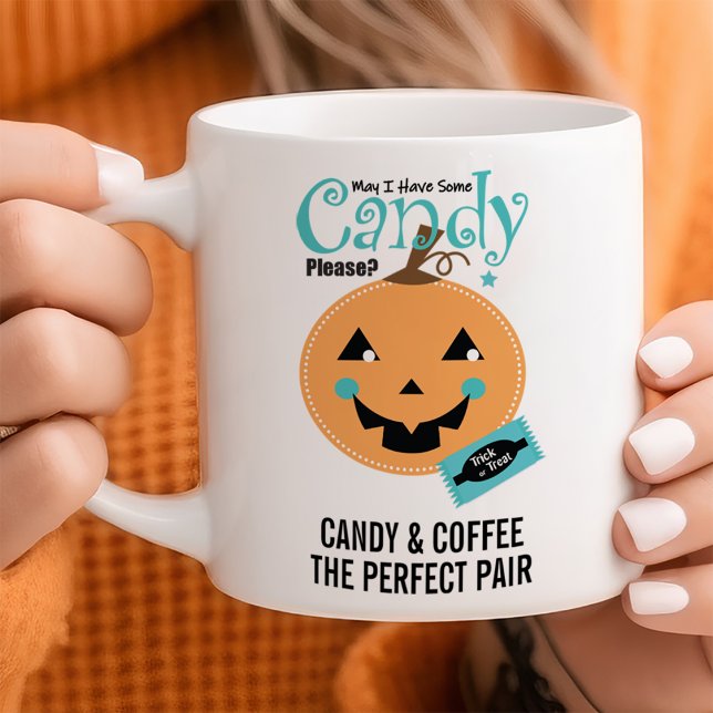 Customizable Pumpkin Jack O Lantern Halloween Coffee Mug (Creator Uploaded)