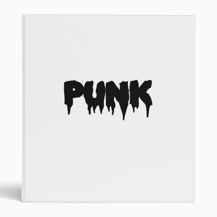 Customizable "Punk" Drip Font Binder