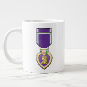 Customizable Purple Heart Medal 20oz Giant Coffee Mug