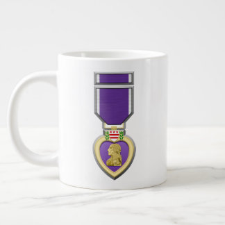 Customizable Purple Heart Medal 20oz Giant Coffee Mug