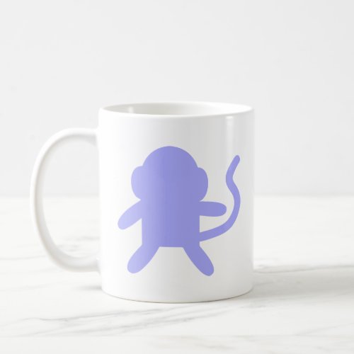 customizable purple monkey  coffee mug