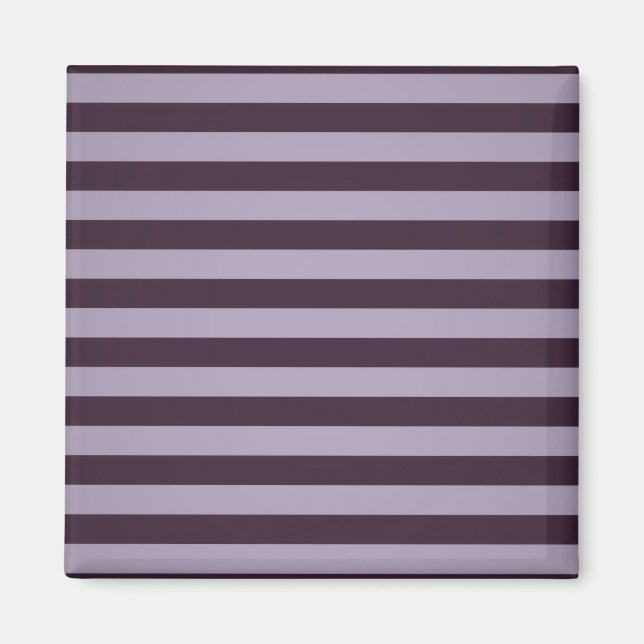 Customizable Purple Stripes Magnet (Front)