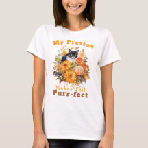 Customizable Purr-fect Autumn Cat Preston
