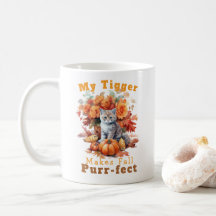 Customizable Purr-fect Autumn Cat Tigger