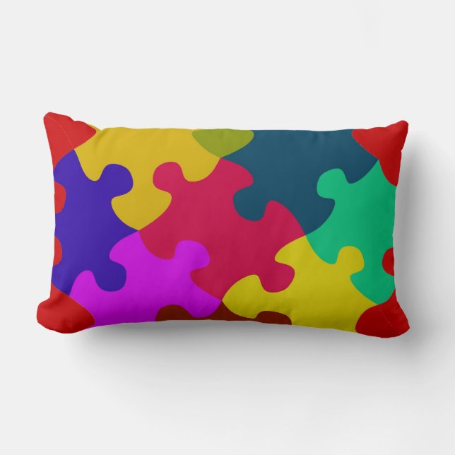 Customizable Puzzle Pillow (Front)