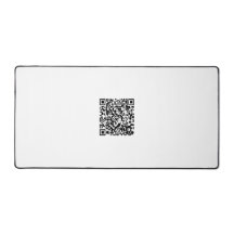 Customizable QR Code Black & White Abstract Geek