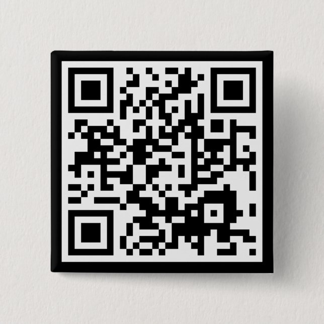 customizable QR code Button (Front)
