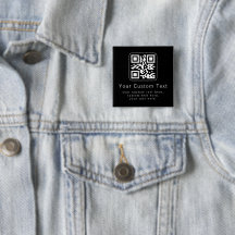 Customizable QR Code & Editable Text Template