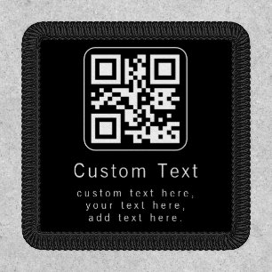 Customizable QR Code & Editable Text Template Patch