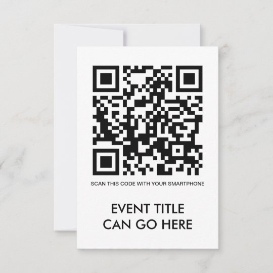 customizable QR code Invitation | Zazzle.com