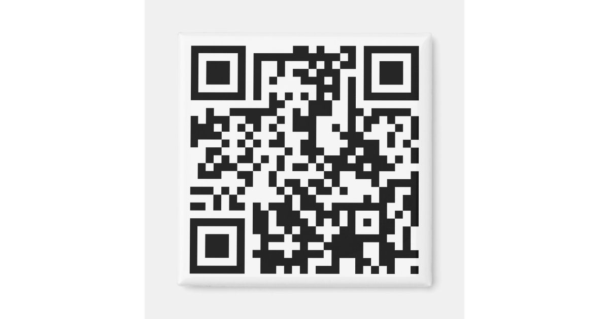 Customizable Magnets Qr Code customizable QR code Magnet | Zazzle