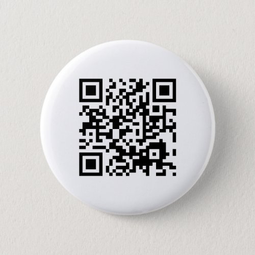 customizable QR code Pinback Button