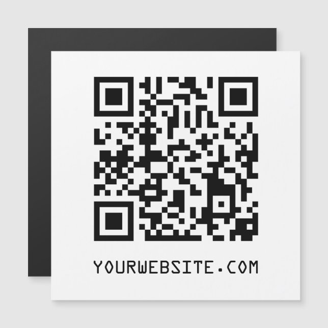Customizable QR Code Your Webpage Link (Front/Back)