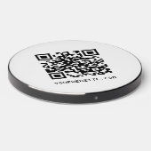 Customizable QR Code Your Webpage Link Wireless Charger (Front 2)
