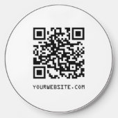 Customizable QR Code Your Webpage Link Wireless Charger (Front)